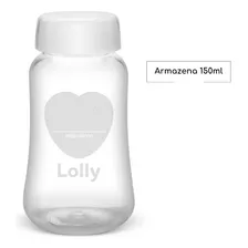 Extrator Bomba Tira Leite Materno Manual+pote 150ml - Lolly Foto mini  3