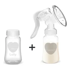 Extrator Bomba Tira Leite Materno Manual+pote 150ml - Lolly Foto  mini 1