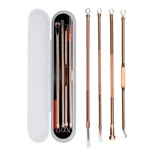 Extrator De Cravos Removedor Acne Espinha Manual Kit 4 Peças Foto mini 3