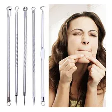 Extrator Removedor De Cravos Acnes Espinhas 5 Peças Foto mini 3
