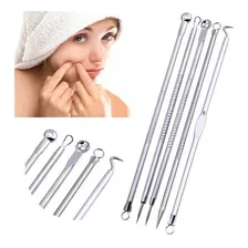 Extrator Removedor De Cravos Acnes Espinhas 5 Peças Foto mini 1
