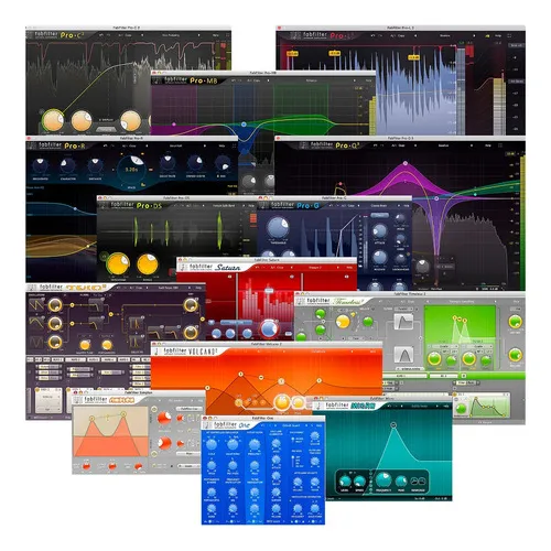 Fabfilter Total Bundle 2023 - Plugins Mixagem Win Foto 1
