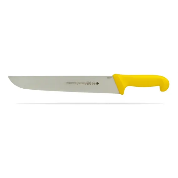 Faca Açougueiro 12'' 30cm 5520/12 (diversas Cores) Mundial Cor Amarelo Foto 1