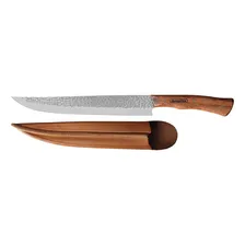 Faca Butcher Tramontina Inox C/ Bainha De Couro N么made 10 Foto mini 1