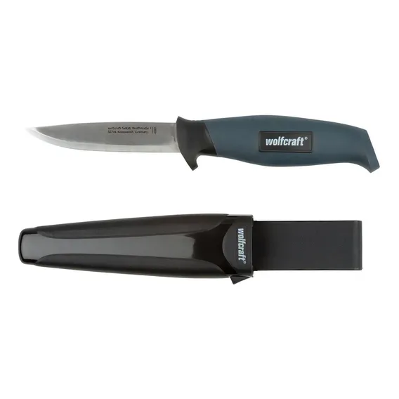 Faca C/ Lâmina Reta De Aço Com Coldre 408500 - Wolfcraft Cor Não Tem Foto 1