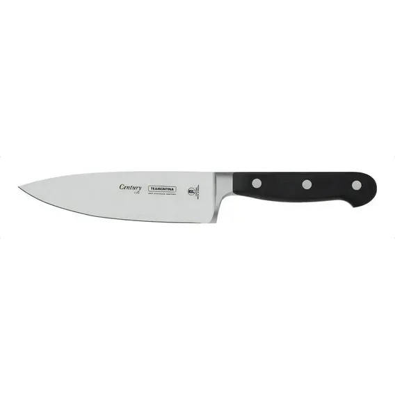 Faca Chef Tramontina Century Lâmina Aço Inox Foto 1
