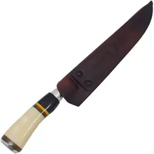 Faca Churrasco Gaúcha Artesanal Aço Inox Gauderia 8 Foto mini 3