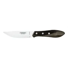 Faca Churrasco Jumbo Tramontina Inox Cabo Polywood Castanho Foto mini 1