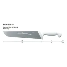 Faca churrasco profissional açougue Starrett BKW 203-10 25cm cor branco Foto mini 1