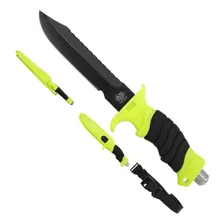 Faca De Mergulho Sub Inox 28cm Albatroz Qs-212 Com Cinto Foto mini 2