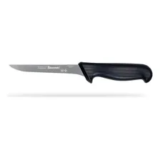Faca Desossa 15cm Preta Reta Estreita Starrett Bkb104-6 Foto mini  2