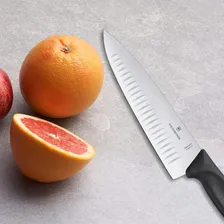 Faca Do Chef Victorinox Swiss Classic Com Sulcos 20cm Preta Foto mini 4
