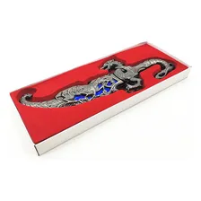 Faca Dragão Artesanal Em Aço Inox Personalizada Com Nome Foto mini 4