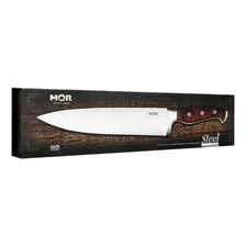 Faca Em Aço Inox E Cabo Madeira 10 Steel Mor Foto mini 3