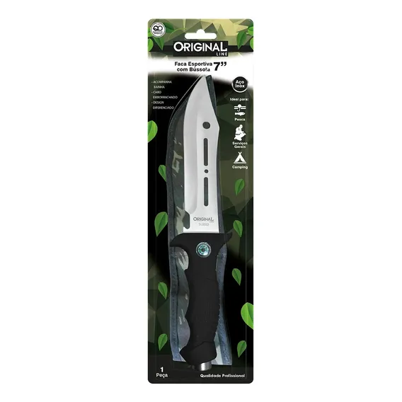Faca Esportiva Tatica Estilo Rambo Camping Pesca Foto 1
