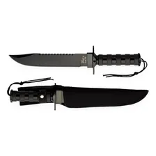 Faca Explorer Baioneta SobrevivĂȘncia Militar Preto Foto mini 1