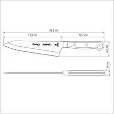 Faca Fatiar / Picar Chef Century 7 Tramontina - 24025/107 Foto mini 3
