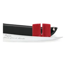 Faca Fileteira Inox Rapala Soft Grip + Afiador E Bainha Foto mini  3