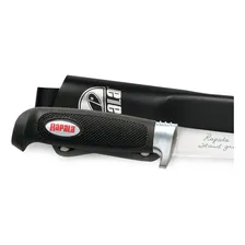 Faca Fileteira Inox Rapala Soft Grip + Afiador E Bainha Foto mini 4