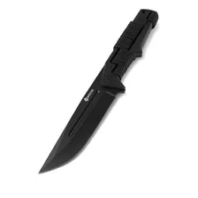 Faca Hunter Full Tang All Black Com Bainha Invictus Cor Preto Foto mini 1