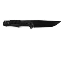 Faca Hunter Full Tang All Black Com Bainha Invictus Cor Preto Foto mini 2