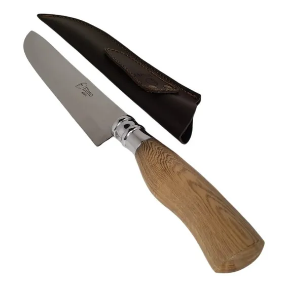 Faca Inox Gaucha Super 20cm Inox Madeira Nobre Foto 1