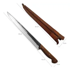 Faca Javalizeira Artesanal 12' Aço Carbono 1070 Caça Javali Foto mini 4