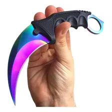 Faca Karambit Canivete Cs Go Combate Tática Com Bainha Foto mini 2