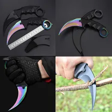 Faca Karambit Canivete Cs Go Combate Tática Com Bainha Foto mini 3
