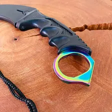 Faca Karambit Canivete Cs Go Combate Tática Com Bainha Foto mini 4