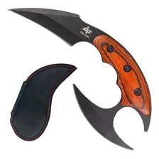 Faca Karambit Lâmina Dupla Drakat Afiada Defesa E Combate Foto  mini 1
