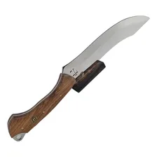 Faca Kukri Full Tang Artesanal De Churrasco 3mm Aço Madeira Foto mini 1