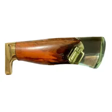 Faca Lâmina Sextou Caneca Elmo 9 Pol Aço Bainha Couro Foto mini 3