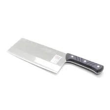 Faca Oriental Cutelo Grande Multiuso Inox 32x10cm Foto mini  3