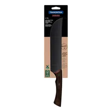 Faca Para Carne 8 Churrasco Black Inox/madeira Tramontina Cor Madeira Foto mini 2