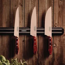 Faca Para Carne 8 Tramontina Inox Cabo Vermelho Polywood Foto mini 4