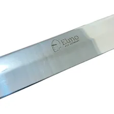 Faca Para Churrasco Elmo 10 Pol Cabo Bainha Couro Inox Foto mini 4