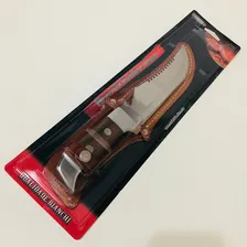 Faca Para Churrasco Inox Esportiva 7 Madeira Bianchi Foto mini 2
