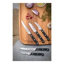 Faca Para Churrasco/frutas Tramontina Inox Century 5'' Preto Foto mini 2