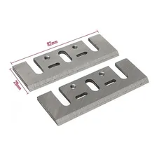 Faca Para Plaina 82mm 2 Laminas Hss D-16346 Makita Foto mini 3