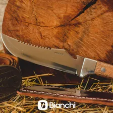 Faca Pesca Caça Esportiva Inox 7 Pol C/ Bainha Bianchi Foto mini 4