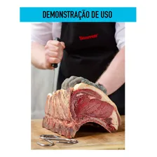 Faca Profissional Açougue Desossa Curva Starrett 6po 15cm Foto mini 4