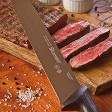 Faca Profissional Inox Açougueiro Churrasco 25cm Starrett Cor Vermelha Foto mini 3