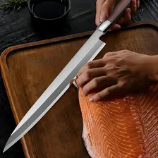 Faca Profissional Sushi Sashimi Lâmina 27 Cm Aço Inox Japao Foto mini 2