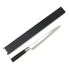 Faca Profissional Sushi Sashimi Lâmina 27 Cm Aço Inox Japao Foto mini 1