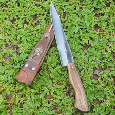 Faca Rustica Para Churrasco Aço Carbono 8 Cabo Guajuvira Foto mini 4