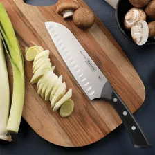 Faca Santoku 7'' Profissional Solutta Tramontina Inox Fatiar Foto mini 3