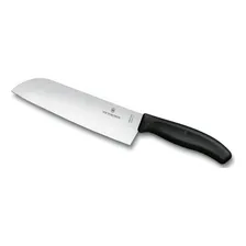 Faca Santoku Estilo Japonês 29cm Swiss Class Victorinox Cor Inox/Preto Foto mini 1