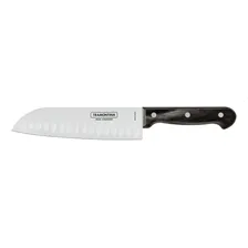 Faca Santoku Tramontina 7 Inox Polywood Castanho Foto mini 2
