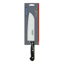 Faca Santoku Tramontina 7 Inox Polywood Castanho Foto mini 1